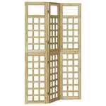 vidaXL Écran d'intimité extérieur Marron 120 x 180 cm Pin imprégné