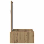 vidaXL Table de Toilette Marron 60 x 40 x 70 cm Bois d'ingénierie