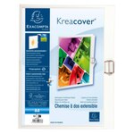 Chemise Dos Extensible Krea Cover® - 24x32cm - Blanc - X 10 - Exacompta