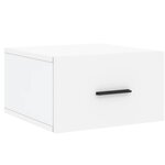 vidaXL Tables de chevet murales 2 Pièces blanc 35x35x20 cm