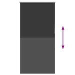 vidaXL Store enrouleur occultant largeur du tissu 65 7 cm polyester