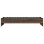 vidaXL Cadre de lit sans matelas chêne marron 90x200 cm