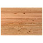 vidaXL Dessus de bureau marron clair bois chêne massif rectangulaire