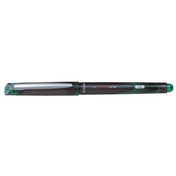 Stylo Roller V-BALL GRIP Pointe Métal Large 1 mm Encre Liquide Vert PILOT
