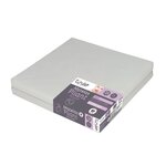 Matelas bébé pliant 60 x 120 x 4 cm  2 parties  couchage d'appoint  déhoussable