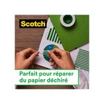 Dévidoir design + 1 rouleau de ruban adhésifs 19 mm x 7,5 m inclus noir scotch