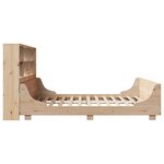 vidaXL Lit bibliothèque sans matelas 180x200 cm bois massif