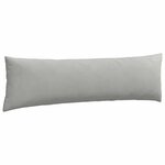 vidaXL Coussins de canapé 2 Pièces Gris clair 145 x 40 cm tissu