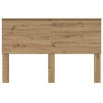 vidaXL Tête de lit Chêne artisanal 150 cm Bois d'ingénierie