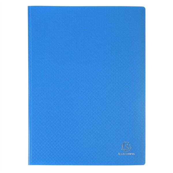 Protège-documents en polypropylène souple OPAK 40 vues - A4 Bleu clair x 20 EXACOMPTA