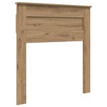 vidaXL Tête de lit Chêne artisanal 75 cm Bois d'ingénierie