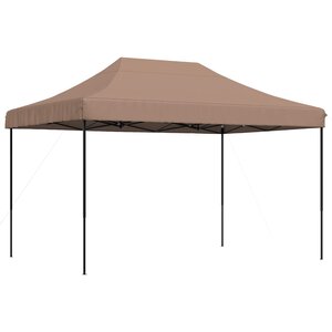 vidaXL Tente de fête Marron 279 x 410 x 315 cm Tissu Oxford