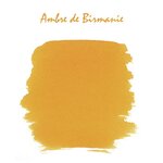 Boîte de 6 cartouches d'encre standard Ambre de birmanie HERBIN