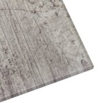 Tableau magnétique panneau écriture école maison bureau mural verre 60 x 20 cm gris 02_0045508