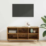 vidaXL Meuble TV Bois Ancien 103 5 x 30 x 50 cm Bois d'ingénierie