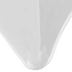 vidaXL Housses extensibles pour table 2 pièces 120x60 5x74 cm Blanc