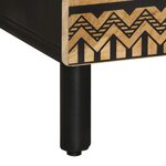 vidaXL Buffet haut 60x33 5x100 cm bois de manguier brut massif