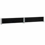 vidaXL Jardinière noir 100x100 cm bois massif de pin