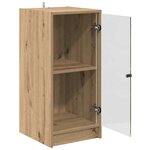 vidaXL Buffet chêne artisanal 35 x 37 x 76 cm Bois d'ingénierie