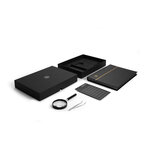 Coffret de luxe spécial philatélie 4 éléments.