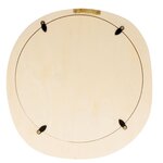 Miroir tête de lion en bois