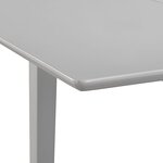 vidaXL Table à dîner extensible Gris (80-120) x 80 x 74 cm MDF