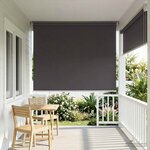 vidaXL Store roulant extérieur protection UV Anthracite Polyester