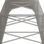 vidaXL Lit surélevé de jardin Acier enduit de poudre marron