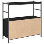 vidaXL Étagère Chêne noir 80 x 30 x 78.5 cm Bois d'ingénierie