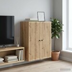 vidaXL Armoire Murale 66 x 34 5 x 90 cm Bois d'ingénierie