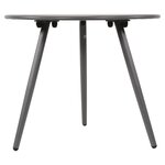 Lesli Living Table d'appoint Rafael 45x35 cm Gris