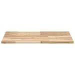 vidaXL Dessus de table rectangulaire 80x60x2 cm bois massif d'acacia