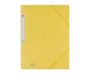 Chemises à élastiques Eurofolio  A4  0 7 mm  jaune épaisseur: 0 7 mm ELBA