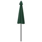 vidaXL Parasol d'extérieur avec mât en aluminium 270 cm Vert