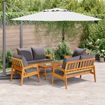 vidaXL Ensemble bistrot 5 Pièces Marron 75 x 45 x 38cm