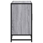 vidaXL Armoire lavabo de salle de bain sonoma gris bois d'ingénierie