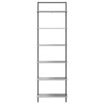 vidaXL Étagère Sonoma gris 60 x 24 x 203 cm Bois d'ingénierie