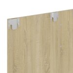 vidaXL Meuble TV mural Chêne Sonoma 120x23 5x90 cm Bois d’ingénierie