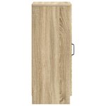 vidaXL Buffet Chêne Sonoma 33 x 34 5 x 87 cm Bois d'ingénierie