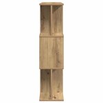 vidaXL Bibliothèque chêne artisanal 80x24x96 cm bois d'ingénierie