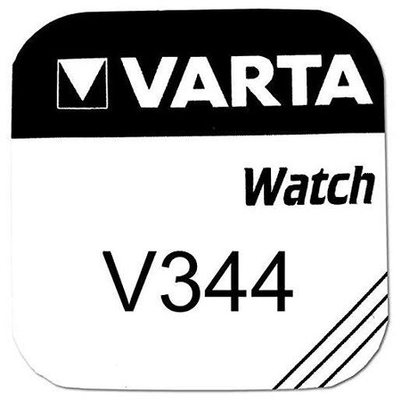pile oxyde argent pour montres V344 (SR42) 1,55 Volt VARTA