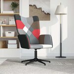 vidaXL Chaise de relaxation Patchwork Tissu