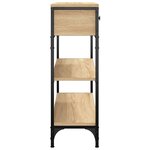 vidaXL Table console chêne sonoma 72 5x25x75 cm bois d'ingénierie