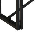 vidaXL Table basse multicolore 100x50x35cm bois de récupération massif