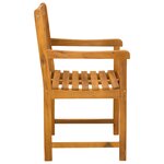 vidaXL Chaises de jardin 4 Pièces Naturel Bois d'Acacia Massif
