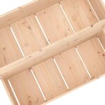vidaXL Jardinière 110x84x75 cm Bois massif de pin