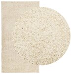 vidaXL Tapis shaggy PAMPLONA poils longs moderne doré 80x150 cm