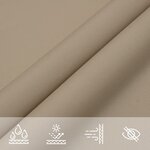 vidaXL Voile de parasol tissu oxford rectangulaire 4x7 m taupe