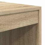 vidaXL Bureau Chêne sonoma 90 x 50 x 76 cm Bois d'ingénierie