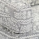 vidaXL Pouf Gris clair Tissu